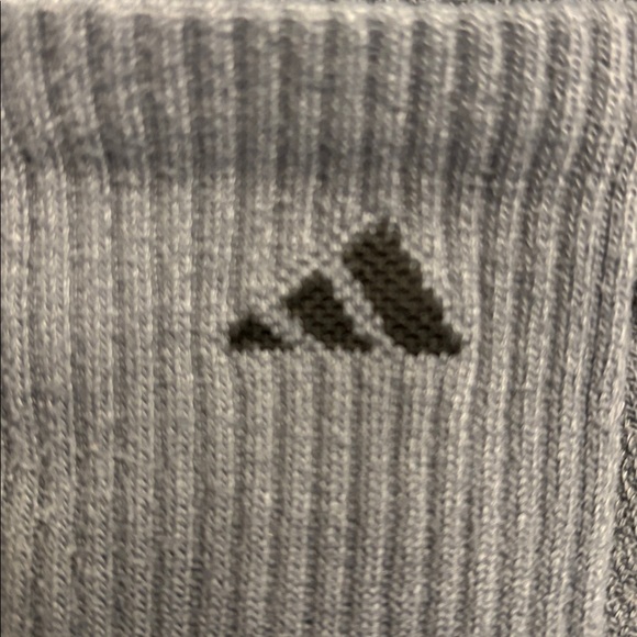 Bundle of Adidas Socks. 6 pairs!! Black and gray. - Picture 4 of 5